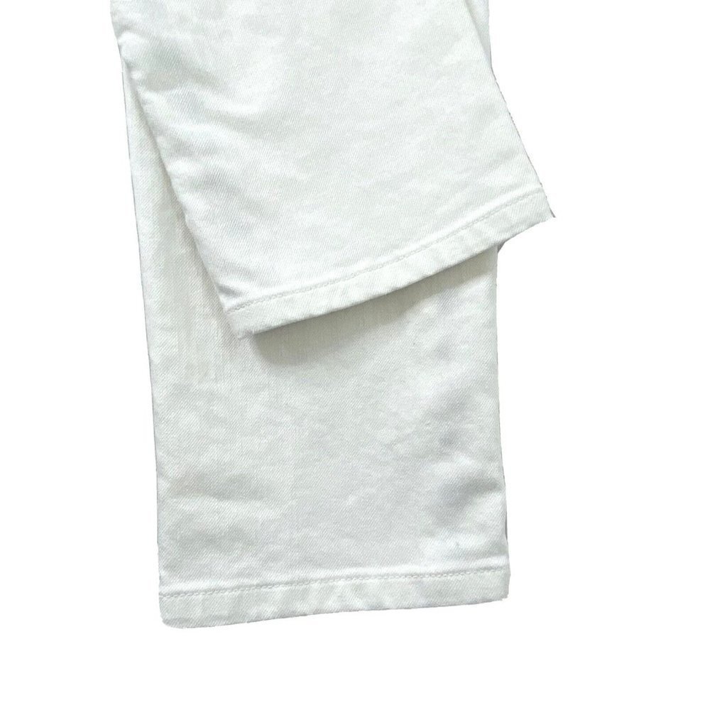 Soft Surroundings Metro Leggings Pants Size XSP Denim Snap Ankle White Jegging - Picture 7 of 10
